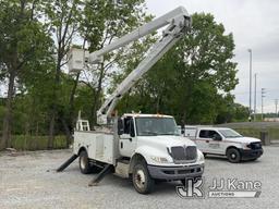 (New Tazewell, TN) Terex/Telelect Hi-Ranger HRX-55, Material Handling Bucket Truck rear mounted on 2