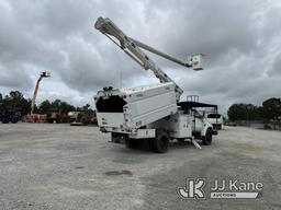 (Villa Rica, GA) Altec LR756, Over-Center Bucket Truck mounted behind cab on 2013 Ford F750 Chipper