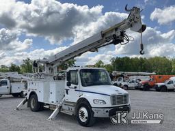 (Verona, KY) Altec DM47-TR, Digger Derrick rear mounted on 2011 Freightliner M2 106 Utility Truck Ru