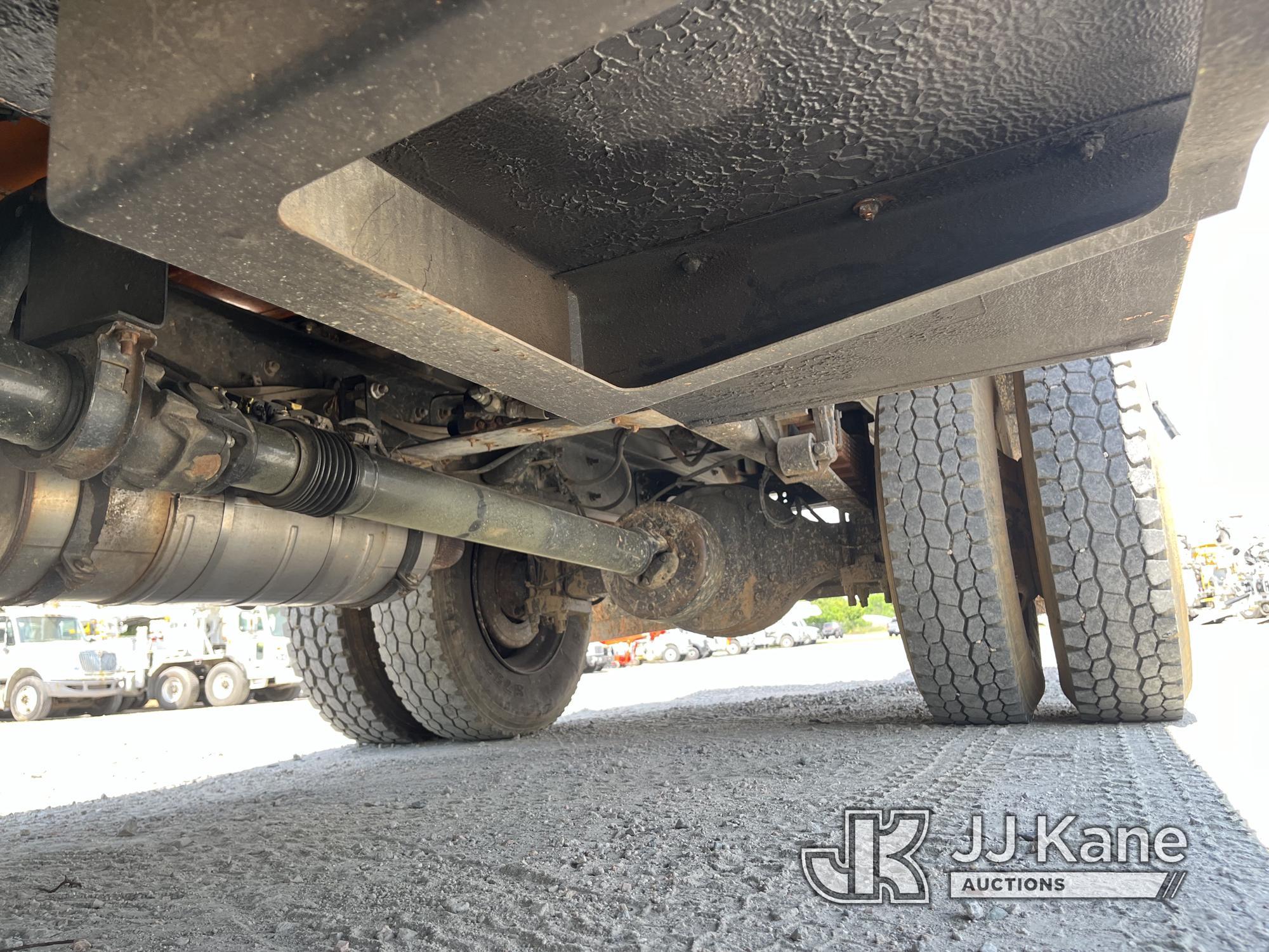 (Chester, VA) Altec LR756, Over-Center Bucket Truck mounted behind cab on 2013 Ford F750 Chipper Dum