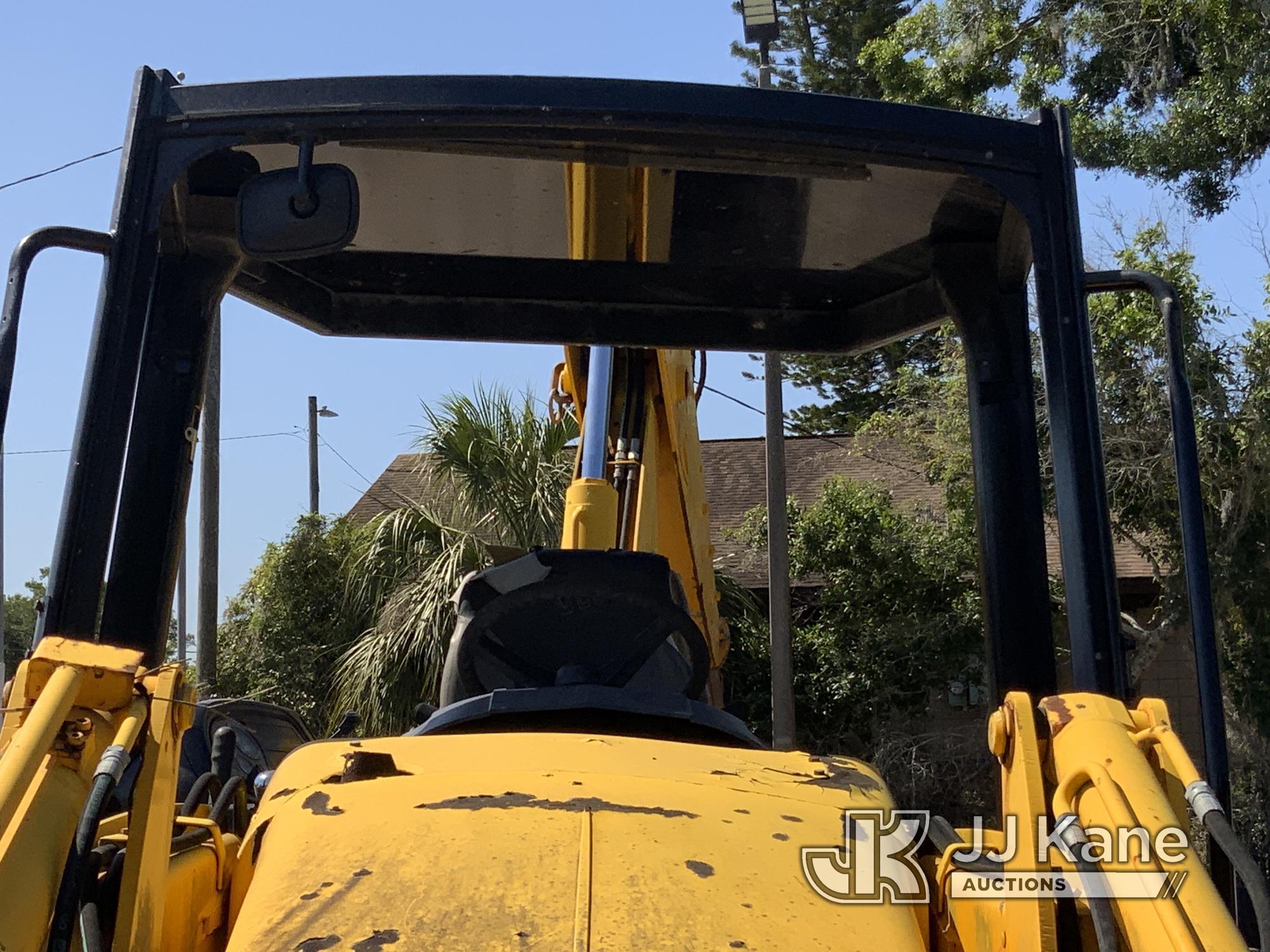 (Tampa, FL) 2003 JCB 214 Tractor Loader Extendahoe Runs, Moves & Operates) (Hydraulic Leak, Bad Brak