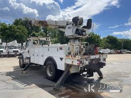 (Chattanooga, TN) Altec DC47-TR, Digger Derrick rear mounted on 2013 Freightliner M2 106 4x4 Utility