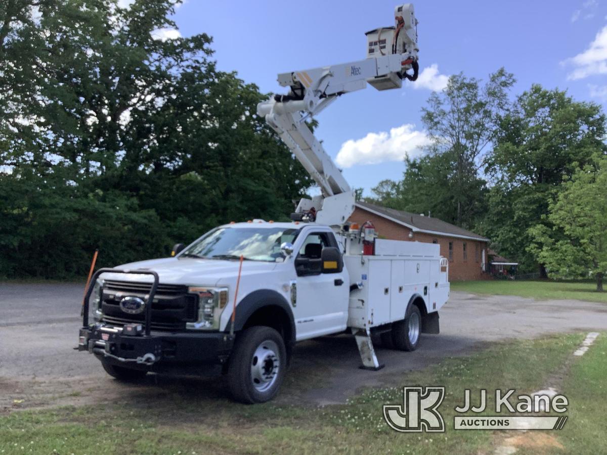 (Graysville, AL) Altec AT41M, Articulating & Telescopic Material Handling Bucket Truck mounted behin