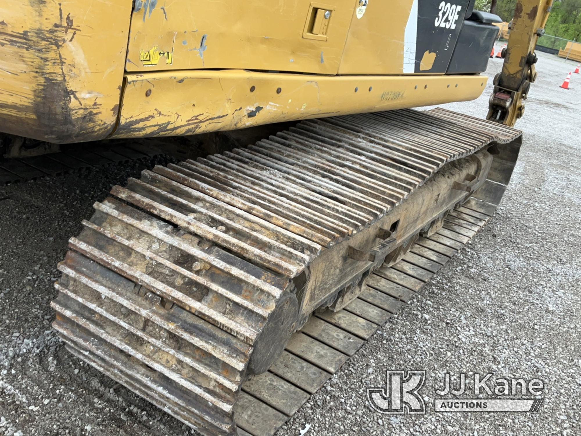 (Verona, KY) 2013 Cat 329EL Hydraulic Excavator Runs, Moves & Operates) (No Bucket, Seller Note: Int