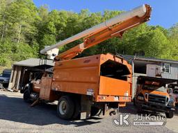 (Hanover, WV) Altec LR756, Over-Center Bucket Truck mounted behind cab on 2013 Ford F750 Chipper Dum