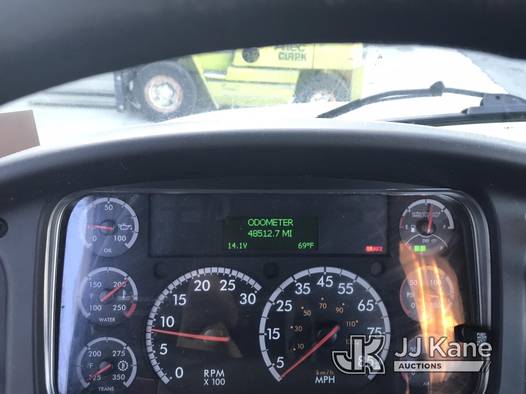 (Mount Airy, NC) Altec AA55, Material Handling Bucket Truck mounted behind cab on 2018 Freightliner