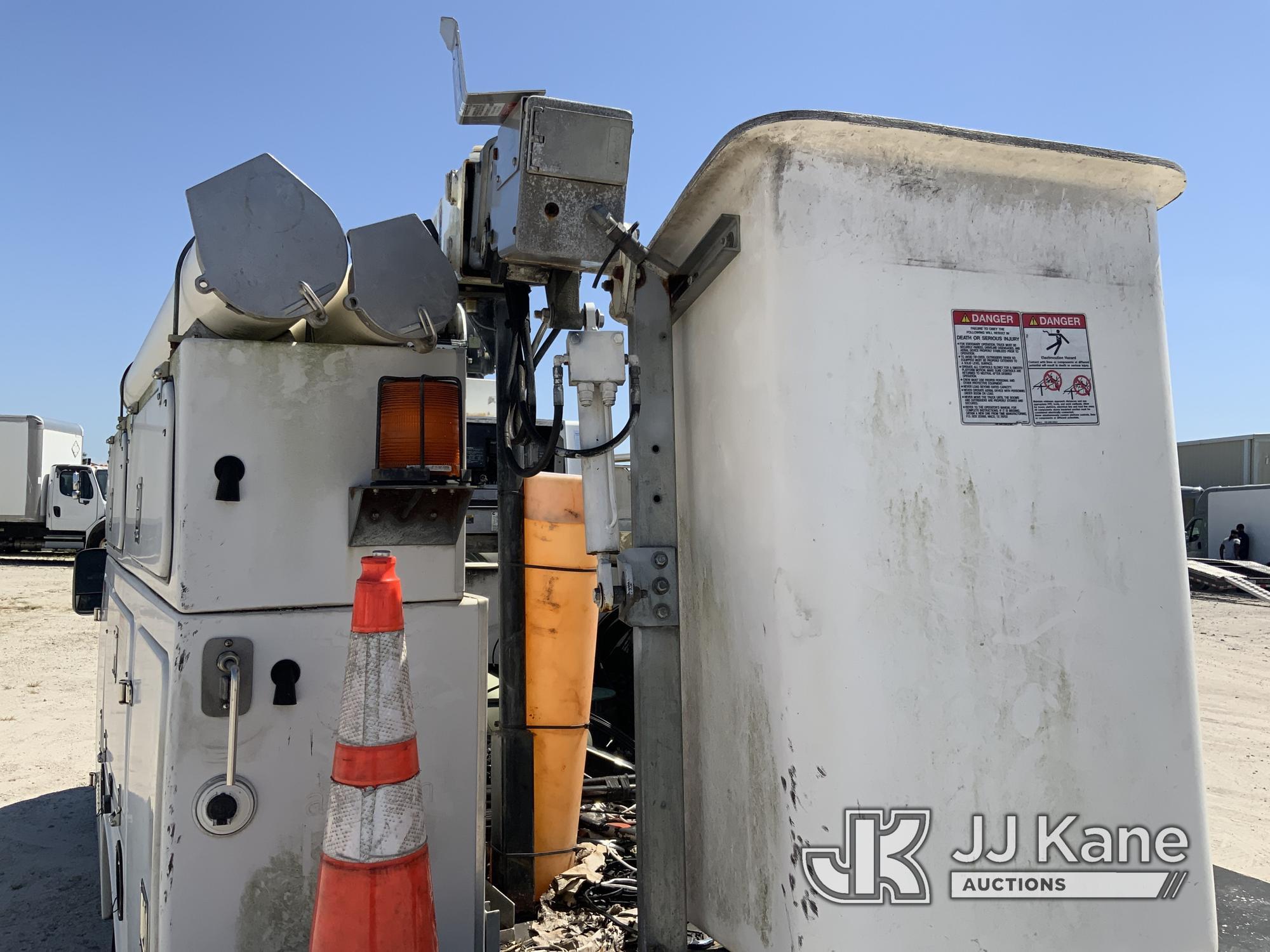 (Westlake, FL) Versalift TEL29, Telescopic Non-Insulated Bucket Truck mounted behind cab on 2012 Che