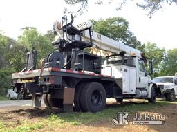 (Graysville, AL) Altec DM47-TR, Digger Derrick rear mounted on 2009 International 4300 Flatbed/Utili