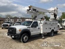 (Charlotte, NC) Altec AT40M, Articulating & Telescopic Material Handling Bucket Truck mounted behind