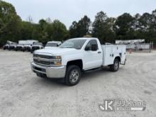 2016 Chevrolet Silverado 2500HD Service Truck, (Southern Company Unit) Runs & Moves) (Transmission I