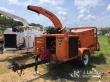 2016 Vermeer BC1000XL Chipper (12in Drum) Not Running, Condition Unknown, No Keys, Jump For Power, D