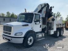 (Verona, KY) Effer 585 4/S, Hydraulic Telescopic Knuckle-Boom Crane mounted behind cab on 2010 Freig