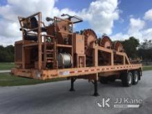 2009 Wagner-Smith T-3DP-200 3-Drum Puller, Mounted On T/A Semi Trailer Runs)  (Jump to start, Operat