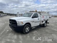 2015 RAM 3500 Enclosed Service Truck Runs & Moves) (Generator Missing