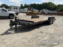 (Charlotte, NC) 2016 Monroe Towmaster T-14DT T/A Tilt Top Tagalong Trailer Deck Damage