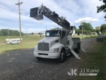 Altec DM47B-TR, Digger Derrick rear mounted on 2015 Kenworth T300 Utility Truck Runs, Moves & Upper 