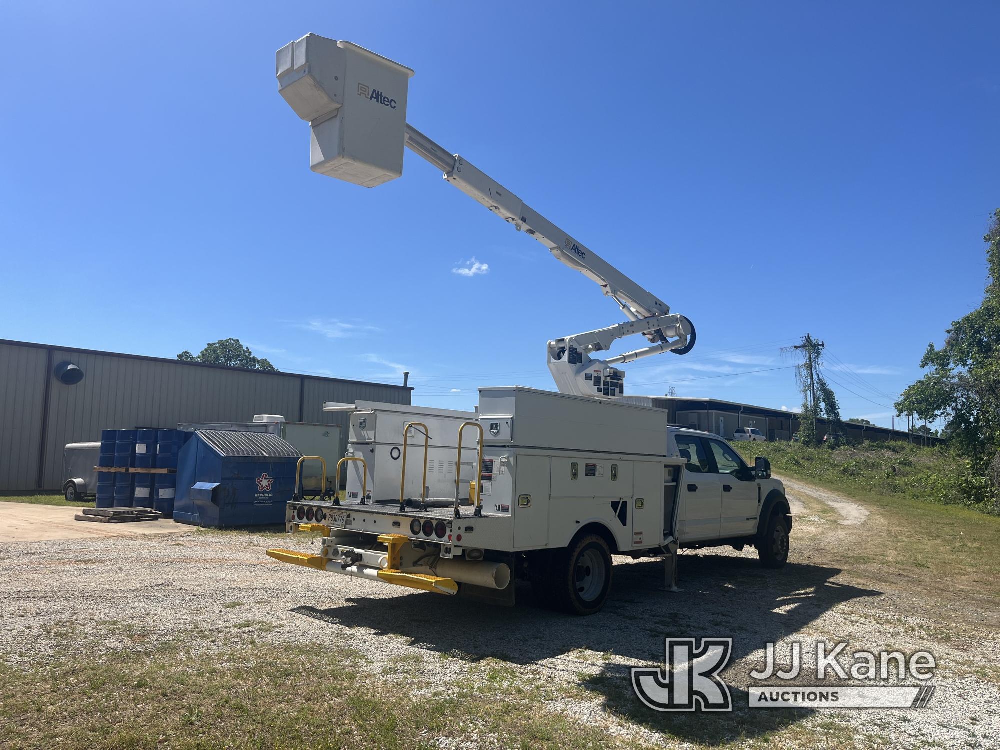 (Laurens, SC) Altec AT40G, Articulating & Telescopic Bucket Truck mounted behind cab on 2019 Ford F5