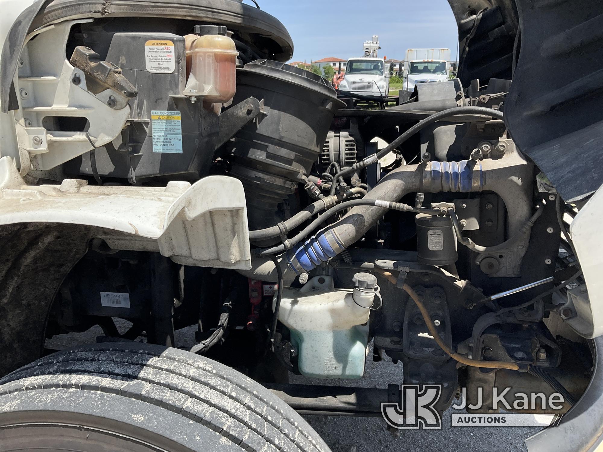 (Westlake, FL) Altec DM47B-TR, Digger Derrick rear mounted on 2016 Freightliner M2 106 4x4 Utility T