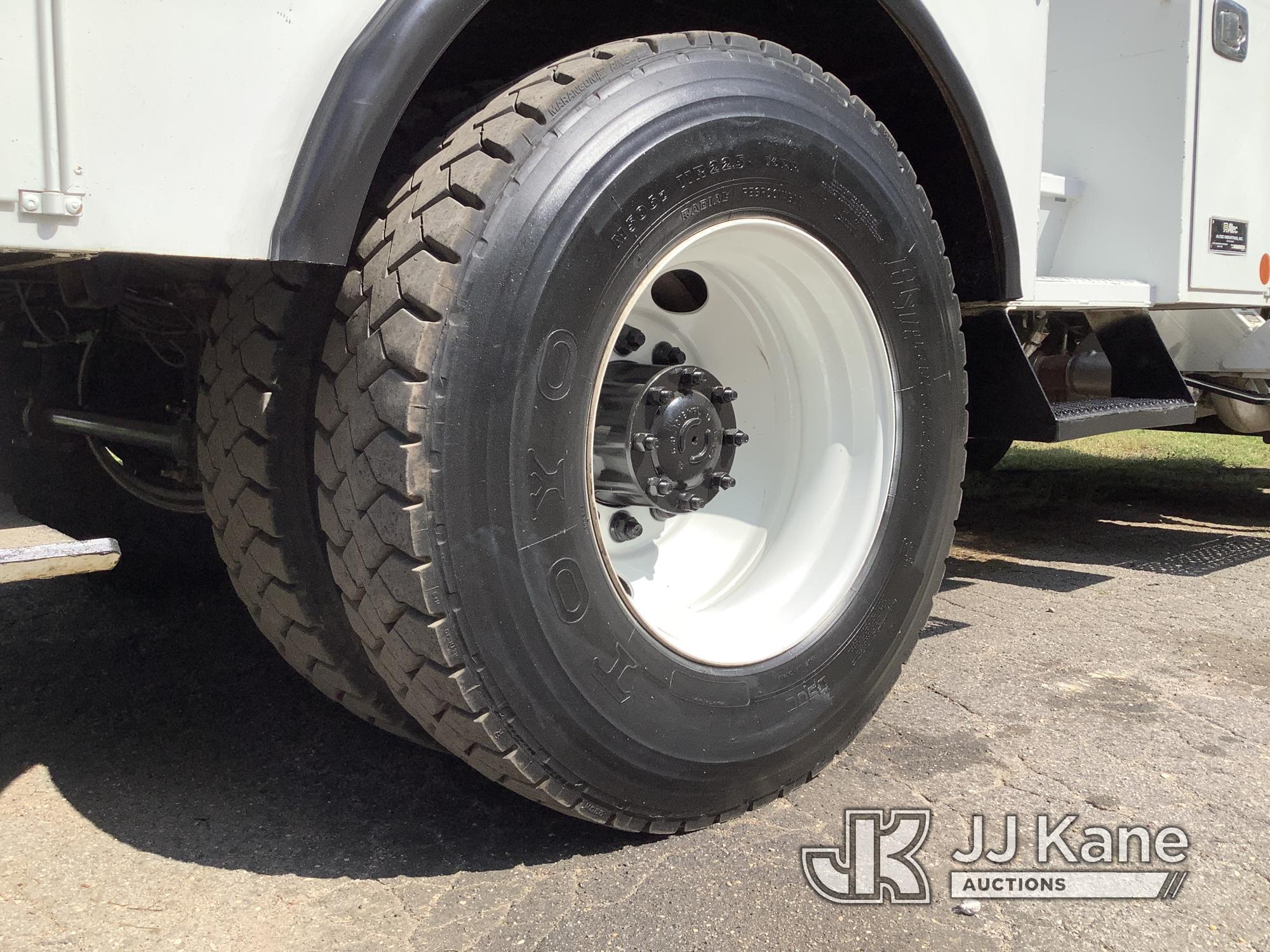 (Graysville, AL) Altec L42M, Over-Center Material Handling Bucket Truck rear mounted on 2017 Freight