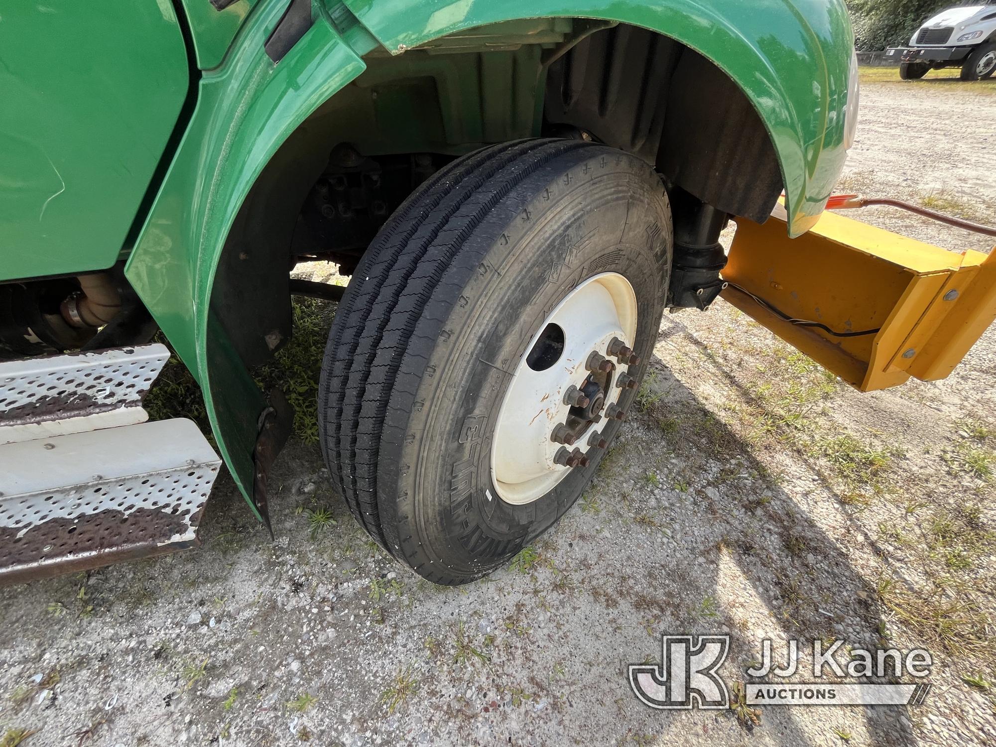 (Jacksonville, FL) Altec LRV-56, Over-Center Bucket Truck mounted behind cab on 2015 Freightliner M2