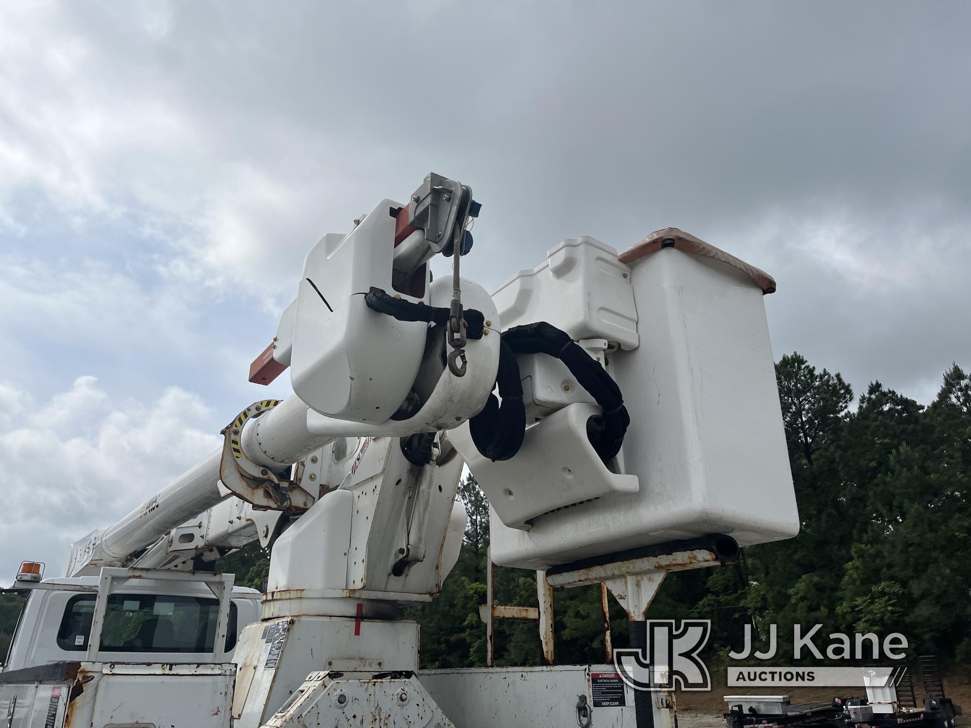 (Chester, VA) Altec AM55-MH, Over-Center Material Handling Bucket Truck rear mounted on 2018 Interna