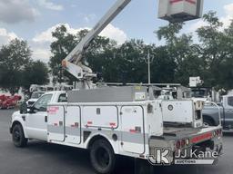 (Tampa, FL) Versalift TEL29N, Telescopic Non-Insulated Bucket Truck mounted behind cab on 2008 Ford