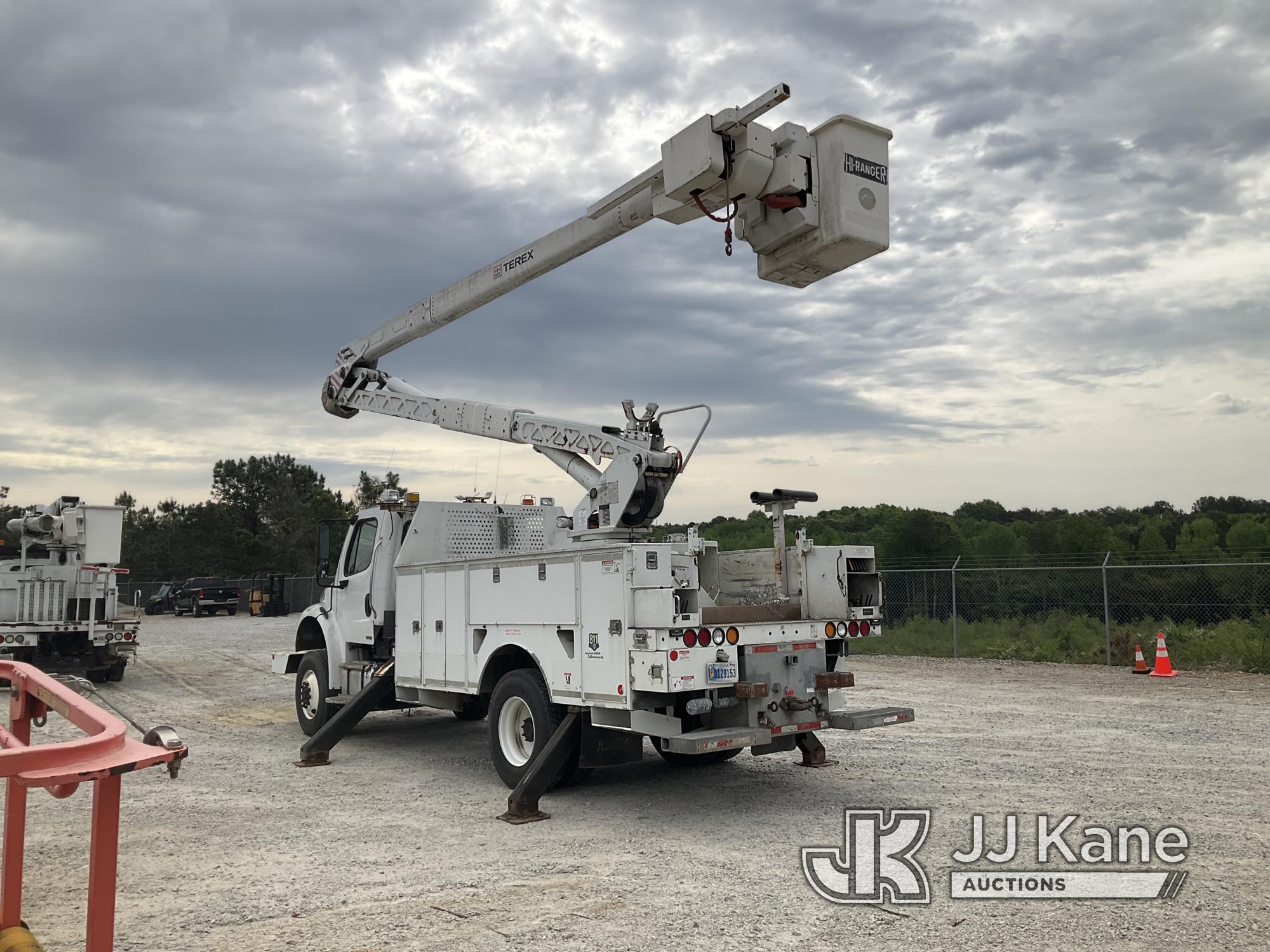 (Villa Rica, GA) HiRanger HRX-55, Material Handling Bucket rear mounted on 2011 Freightliner M2 106