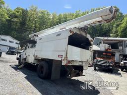 (Hanover, WV) Altec LRV60/70, Over-Center Elevator Bucket Truck mounted behind cab on 2012 Freightli