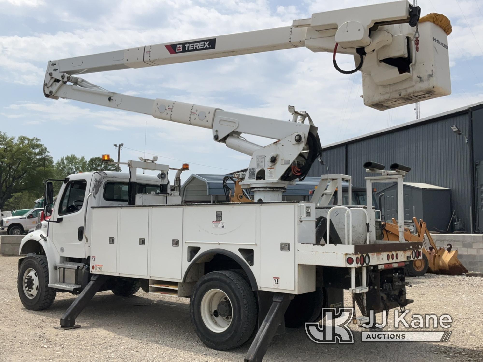 (Charlotte, NC) HiRanger TC55-MH, Material Handling Bucket Truck rear mounted on 2019 Freightliner M