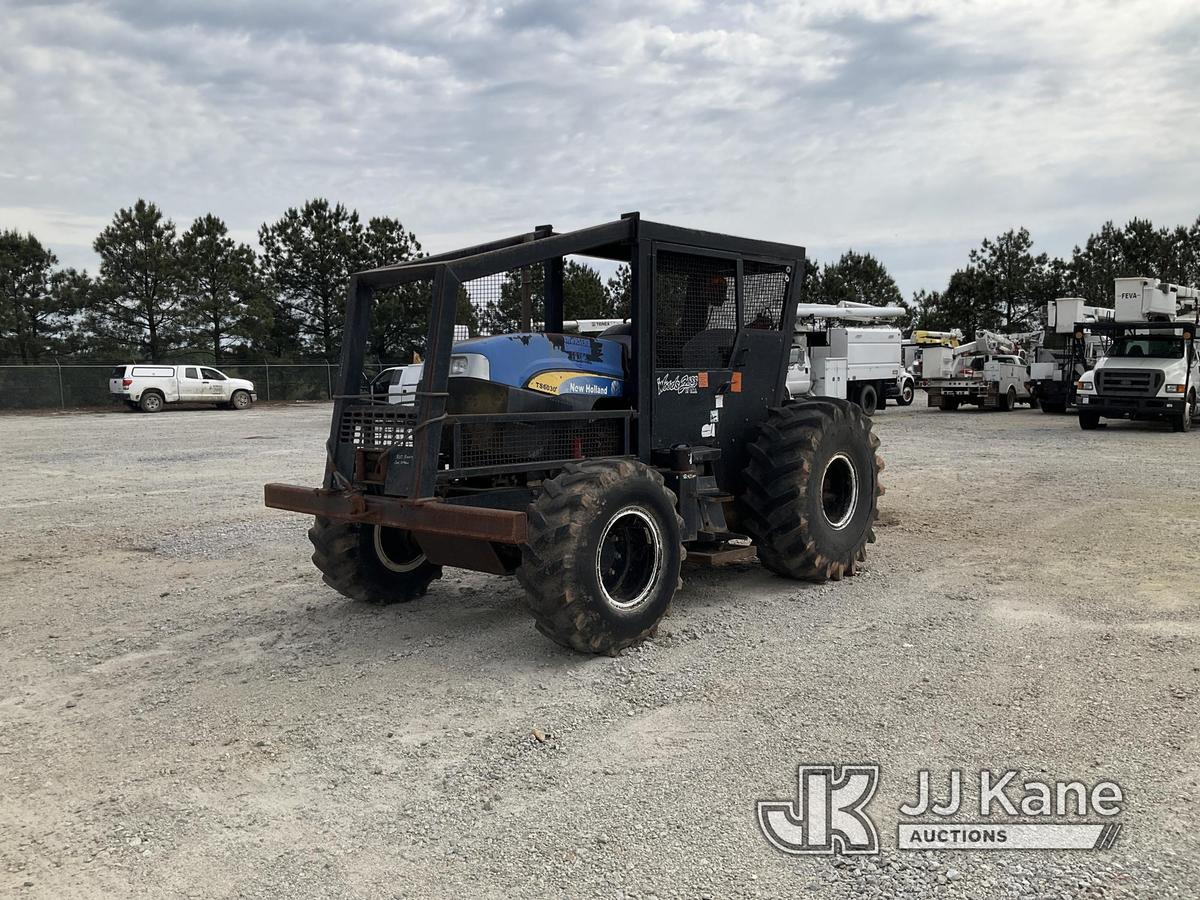 (Villa Rica, GA) 2011 New Holland TS6030 4x4 Rubber Tired Tractor Not Running, Condition Unknown, No