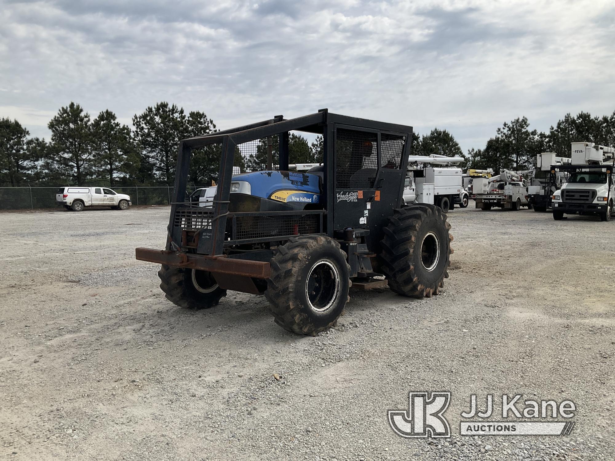 (Villa Rica, GA) 2011 New Holland TS6030 4x4 Rubber Tired Tractor Not Running, Condition Unknown, No