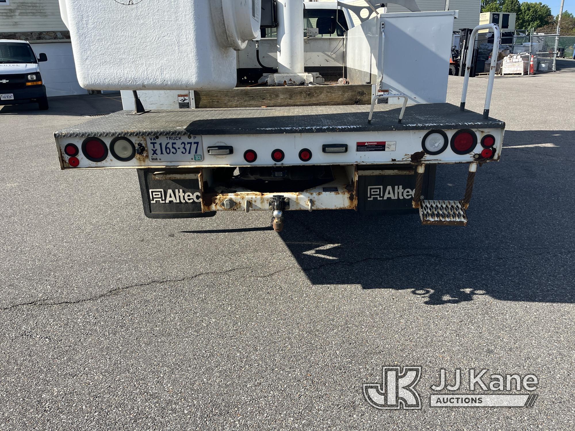 (Glade Hill, VA) Altec AT235, Telescopic Non-Insulated Bucket Truck mounted behind cab on 2012 Dodge