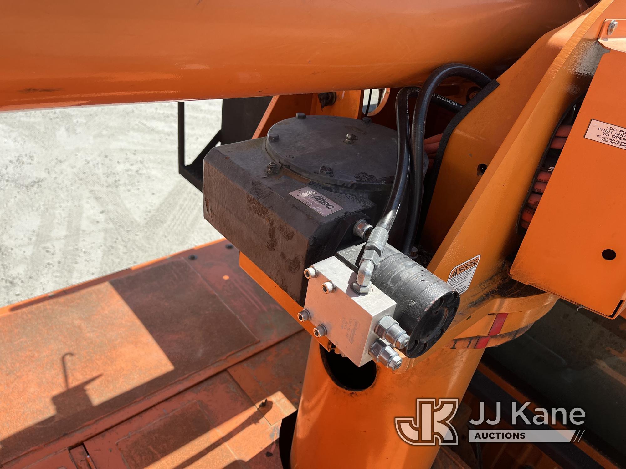 (Chester, VA) Altec LR756, Over-Center Bucket Truck mounted behind cab on 2013 Ford F750 Chipper Dum