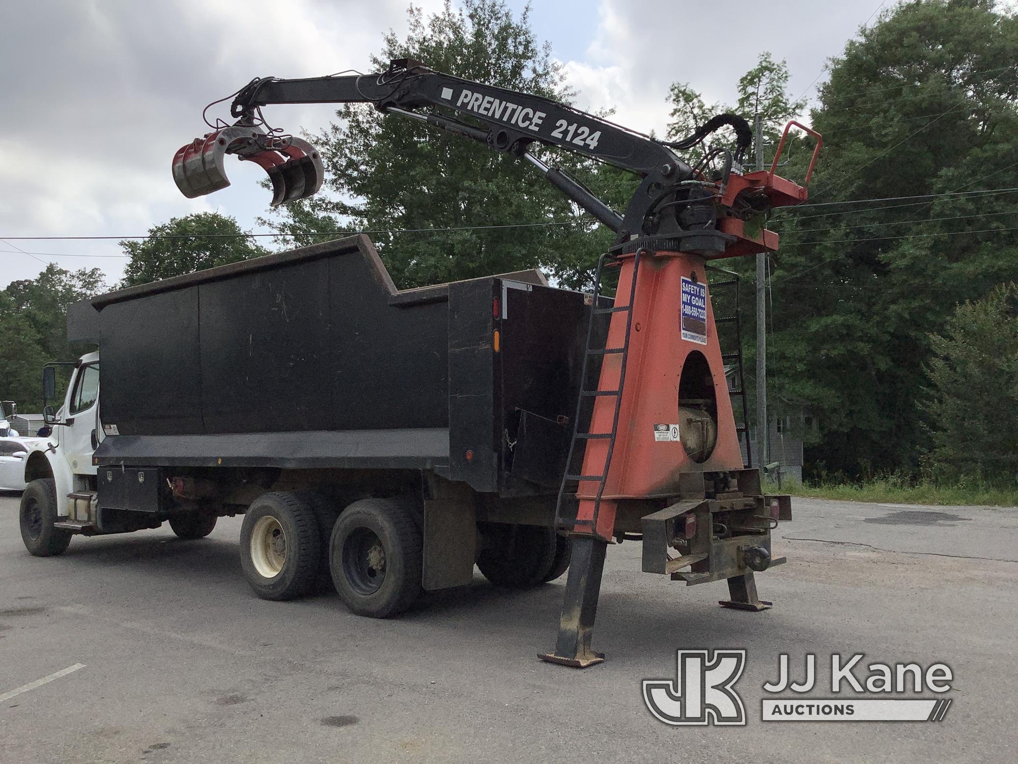 (Graysville, AL) Prentice 2124, Grappleboom Crane rear mounted on 2015 Freightliner M2106 Dump Debri