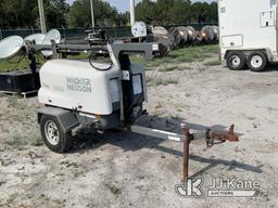 (Bowling Green, FL) 2017 Wacker Neuson LTN-6 Portable Light Tower, trailer mtd No Title) (Moves, and