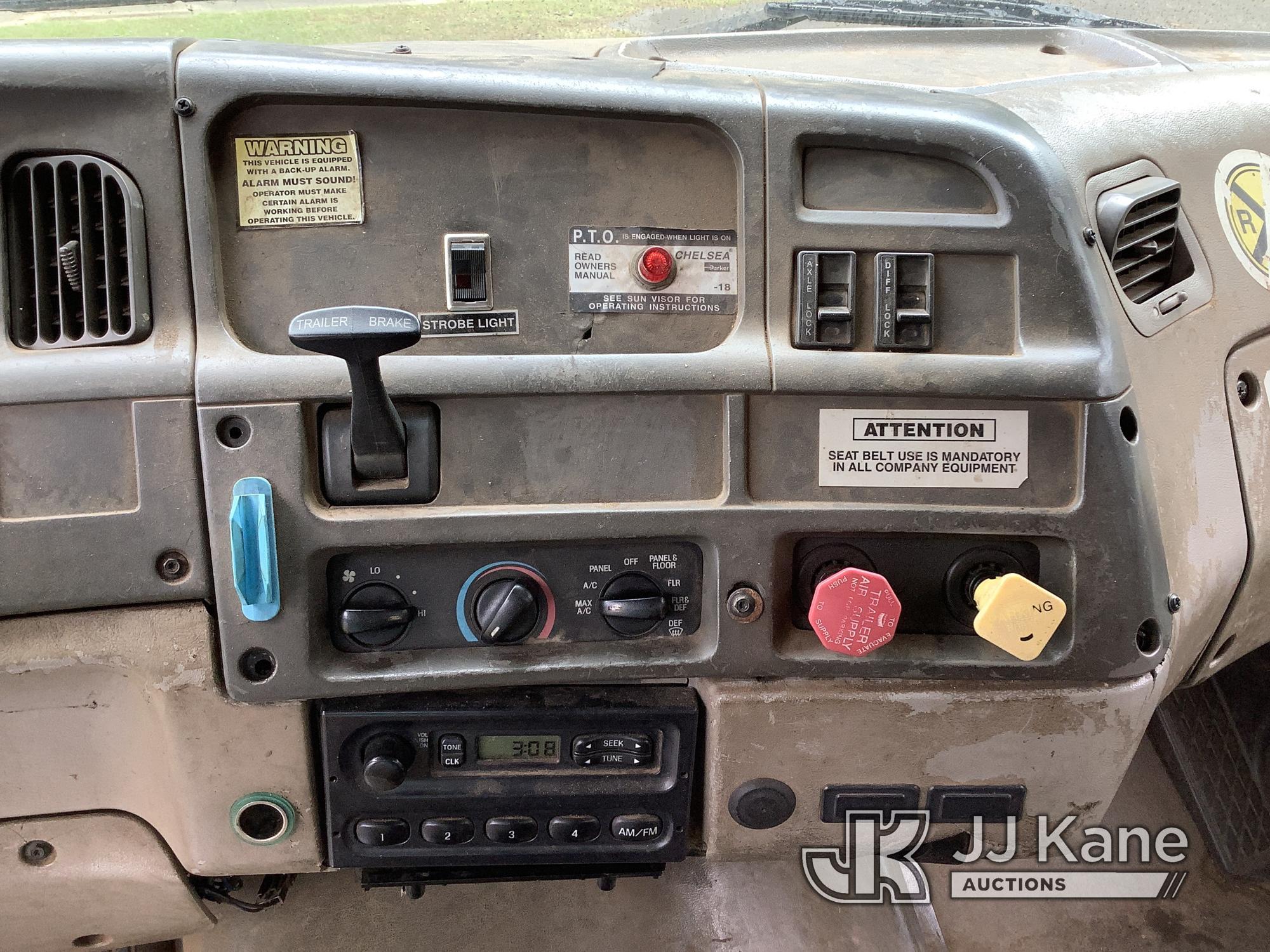 (Graysville, AL) Prentice 2124, Grappleboom Crane mounted behind cab on 2007 Sterling Acterra Dump D