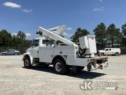 (Villa Rica, GA) Altec TA40, Articulating & Telescopic Bucket Truck mounted behind cab on 2002 Freig