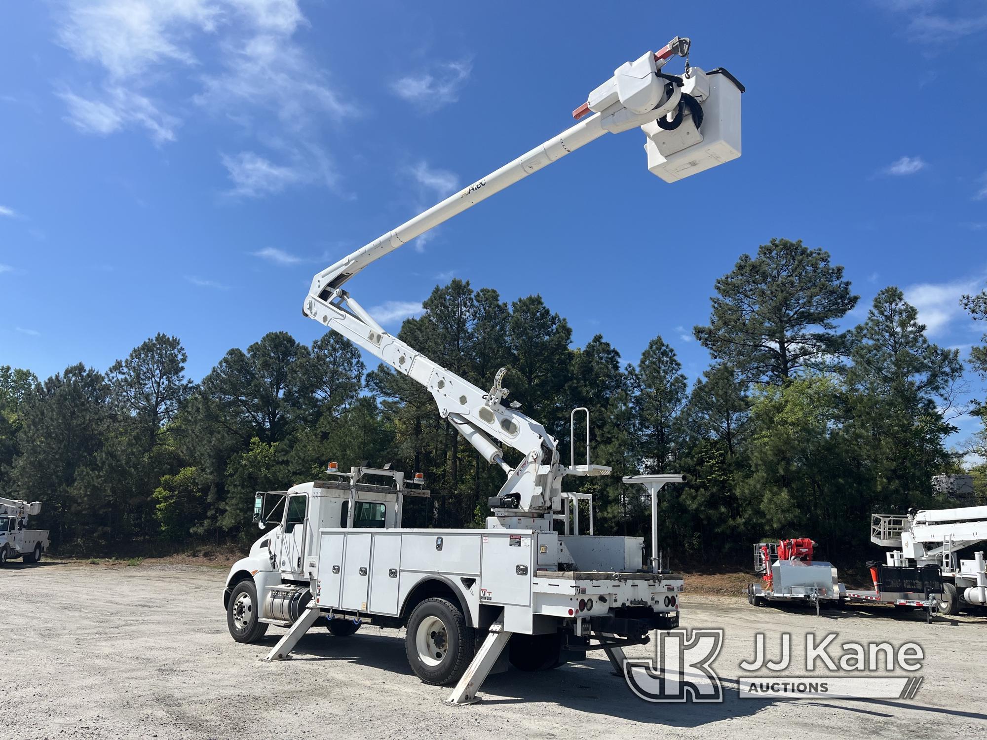 (Chester, VA) Altec AA55-MH, Material Handling Bucket Truck rear mounted on 2018 Kenworth T300 Utili