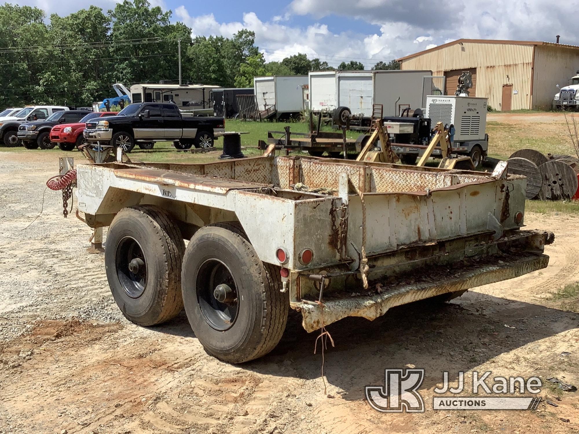 (Douglasville, GA) 1987 Feree PT-10T T/A Extendable Pole/Material Trailer Body Damage