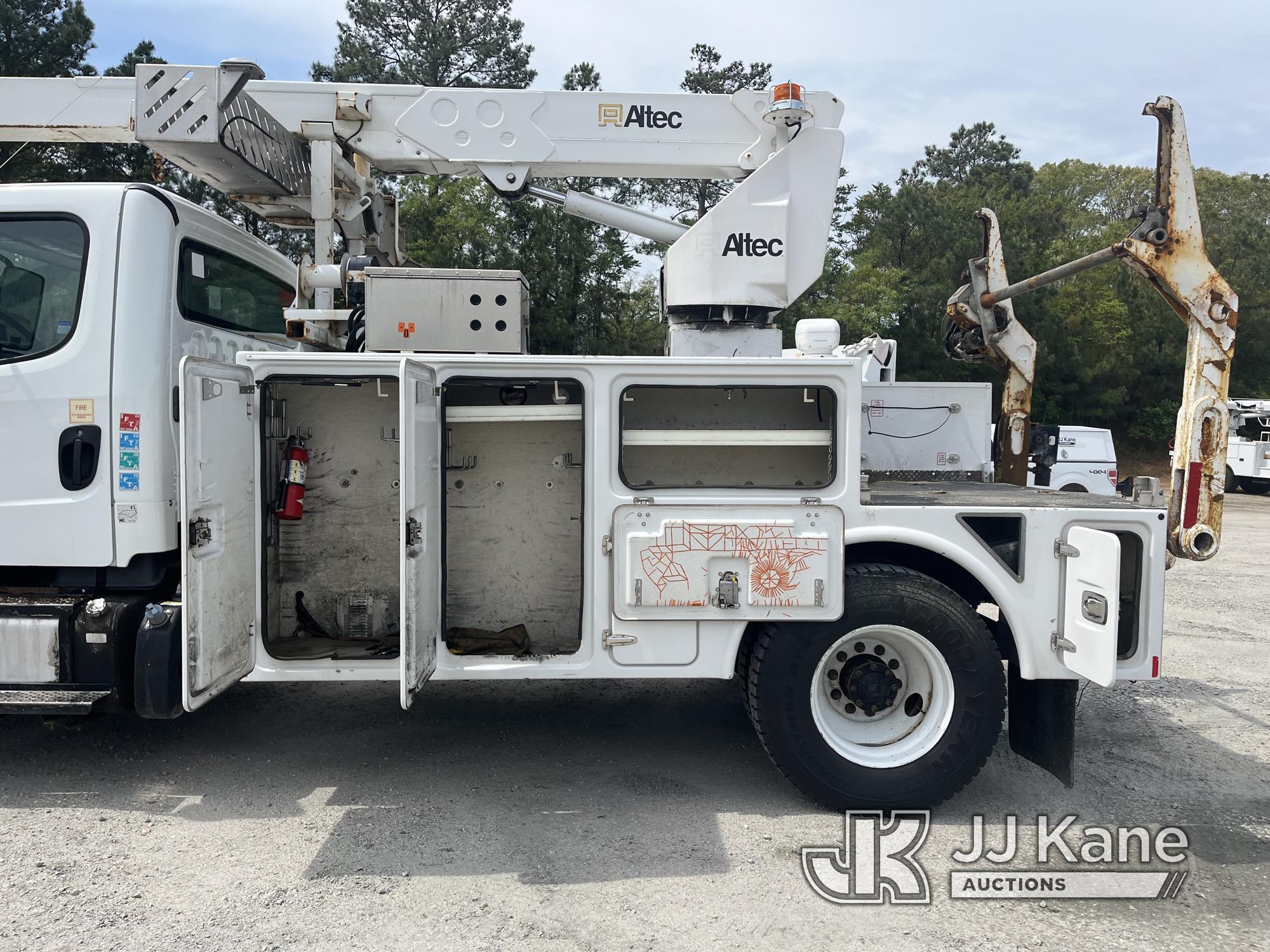 (Chester, VA) Altec TA40P, Telescopic Non-Insulated Cable Placing Bucket Truck rear mounted on 2016