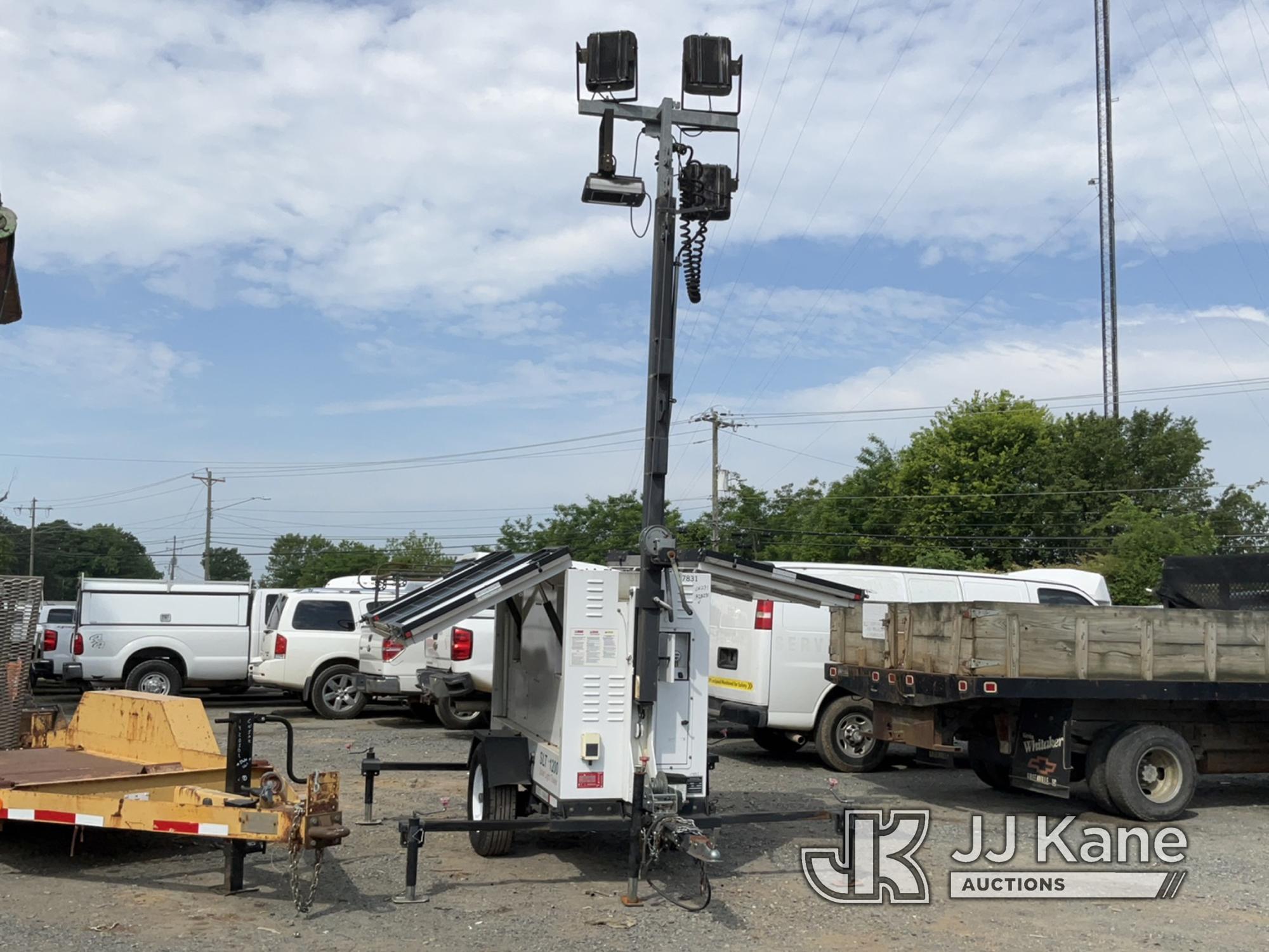 (Charlotte, NC) 2014 Progress Solar Solutions SLT01200 Portable Light Tower, trl mtd Duke Unit) (Run