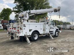 (Charlotte, NC) Altec DM47-BR, Digger Derrick rear mounted on 2010 Freightliner M2-106 Utility Truck