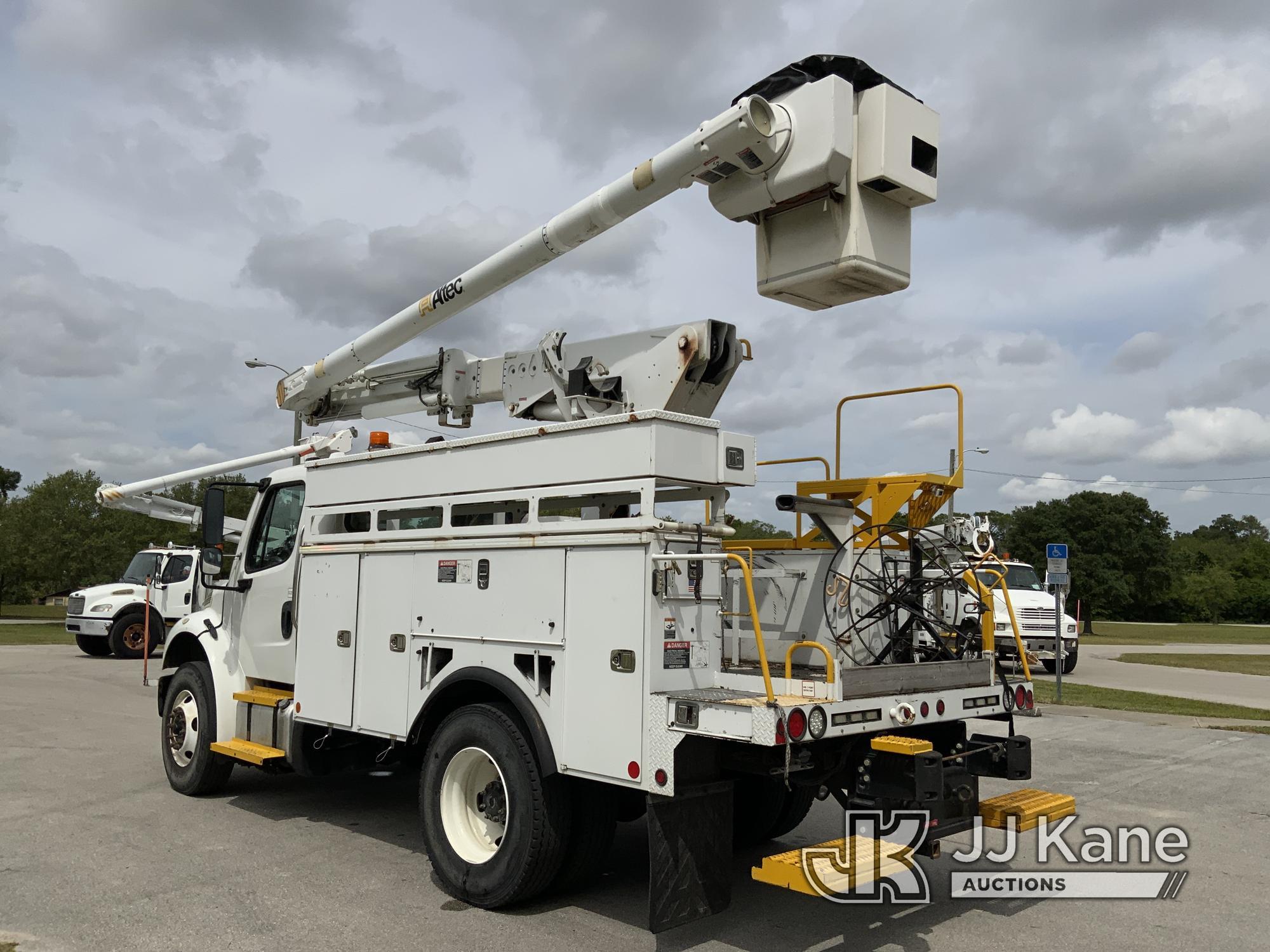 (Ocala, FL) Altec L42A, Over-Center Bucket Truck center mounted on 2014 Freightliner M2 106 Utility