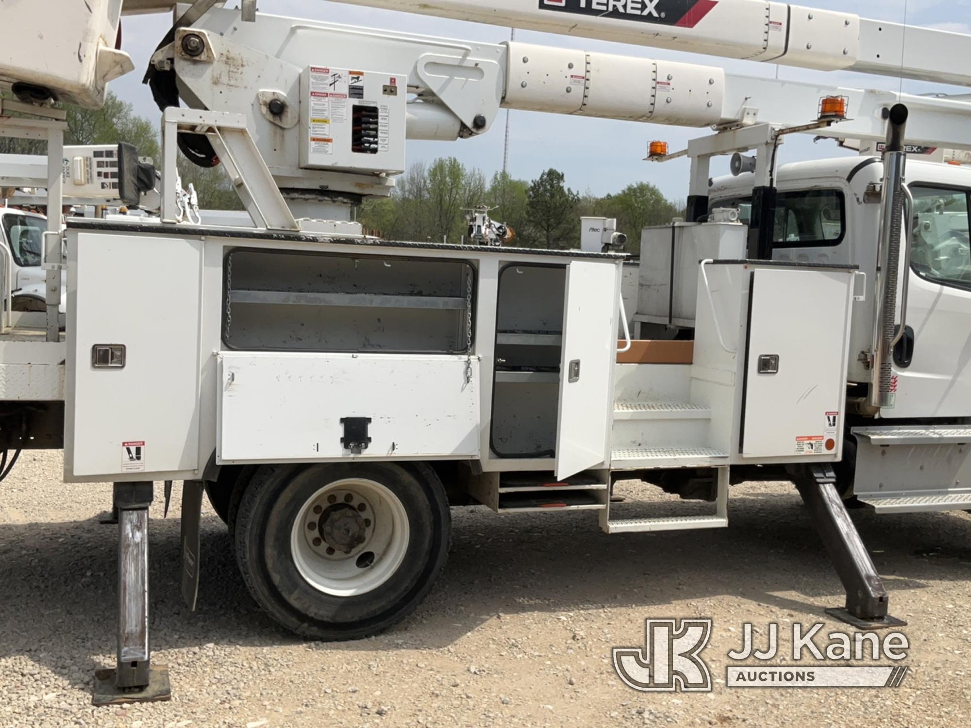 (Charlotte, NC) HiRanger TC55-MH, Material Handling Bucket Truck rear mounted on 2019 Freightliner M