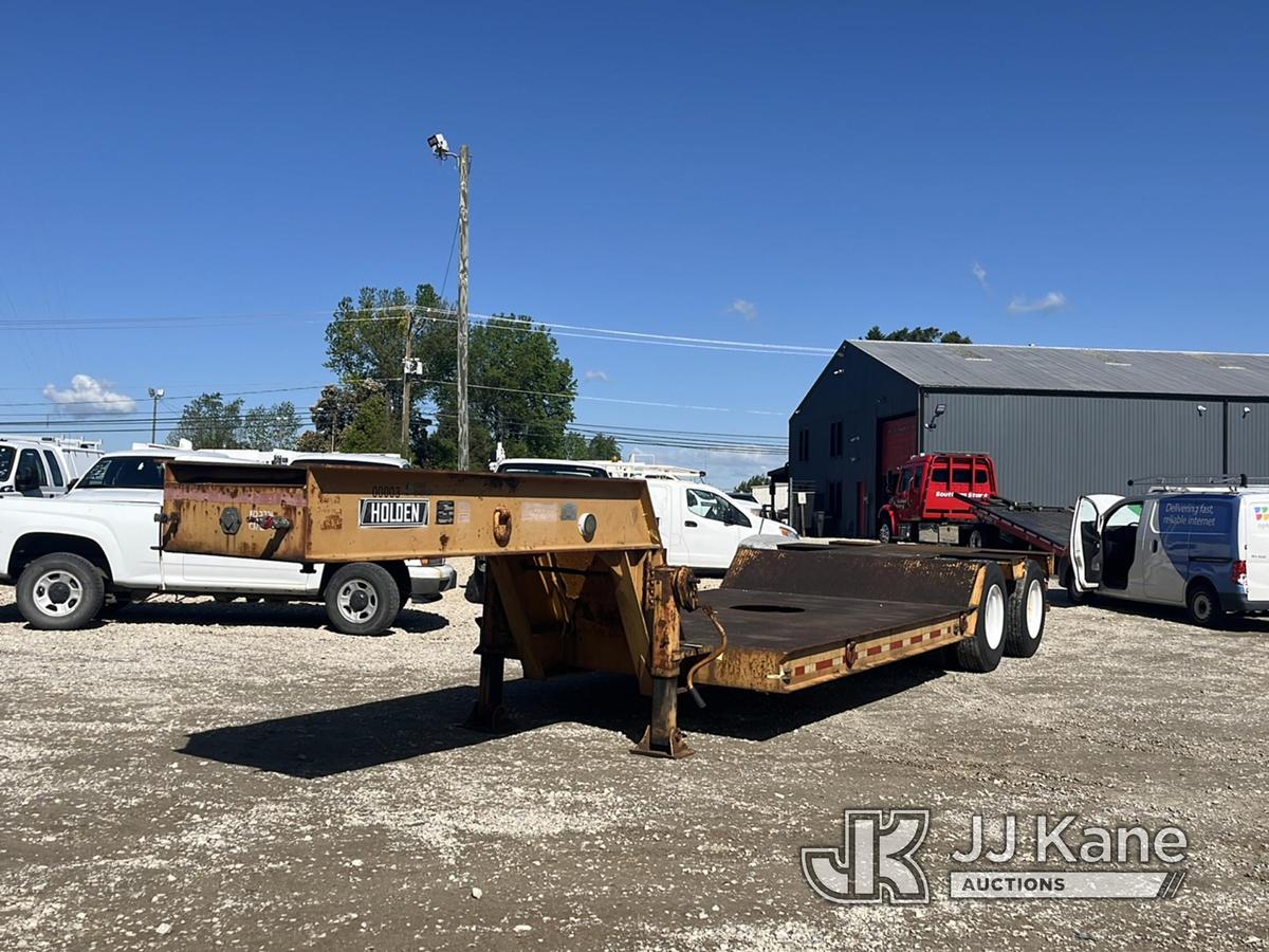 (Charlotte, NC) 1992 Holden Industries HDD36245 Ridgid Neck Lowboy Trailer Duke Unit)( non highway u