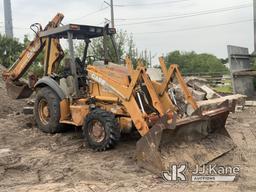 (Fort Pierce, FL) Case 580SM Tractor Loader Backhoe Not Running, Condition Unknown)( Dash Apart, Bat