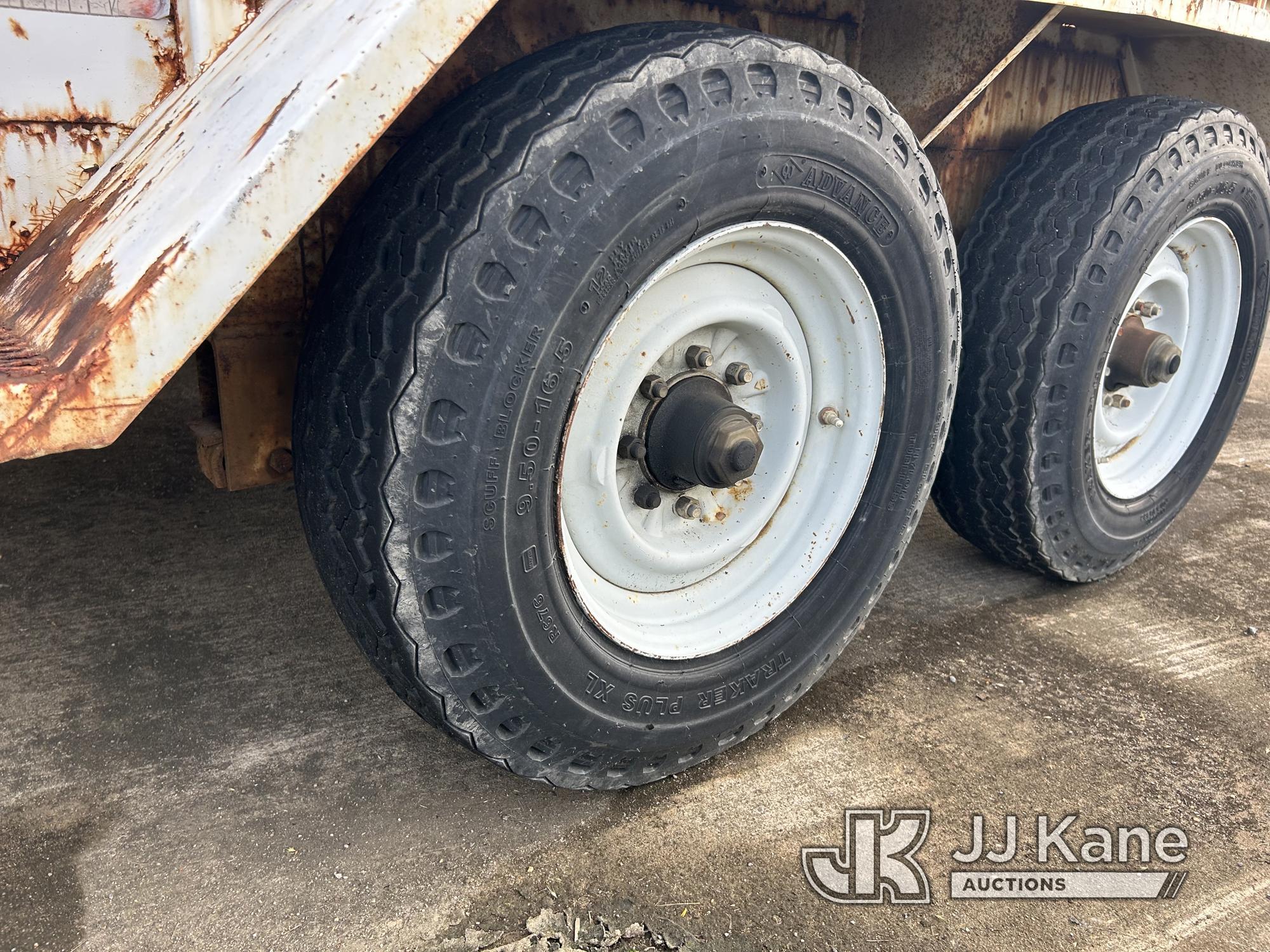 (Conway, AR) 1992 Arkansas Trailer T/A Reel/Material Trailer 7-Way Round RV Trailer Plug, Pins Missi