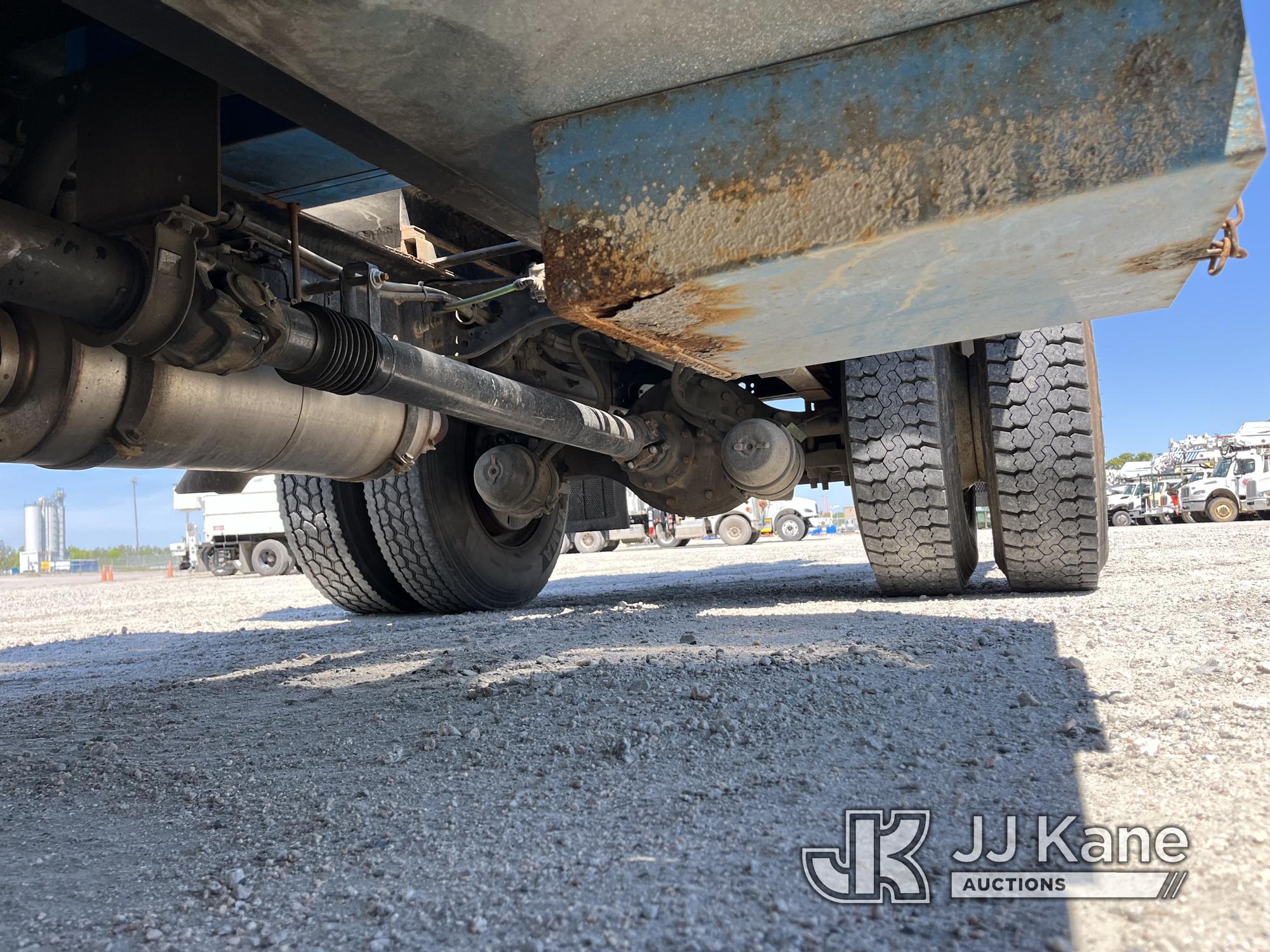 (Chester, VA) Terex XT55, Over-Center Bucket Truck mounted behind cab on 2012 Ford F750 Chipper Dump