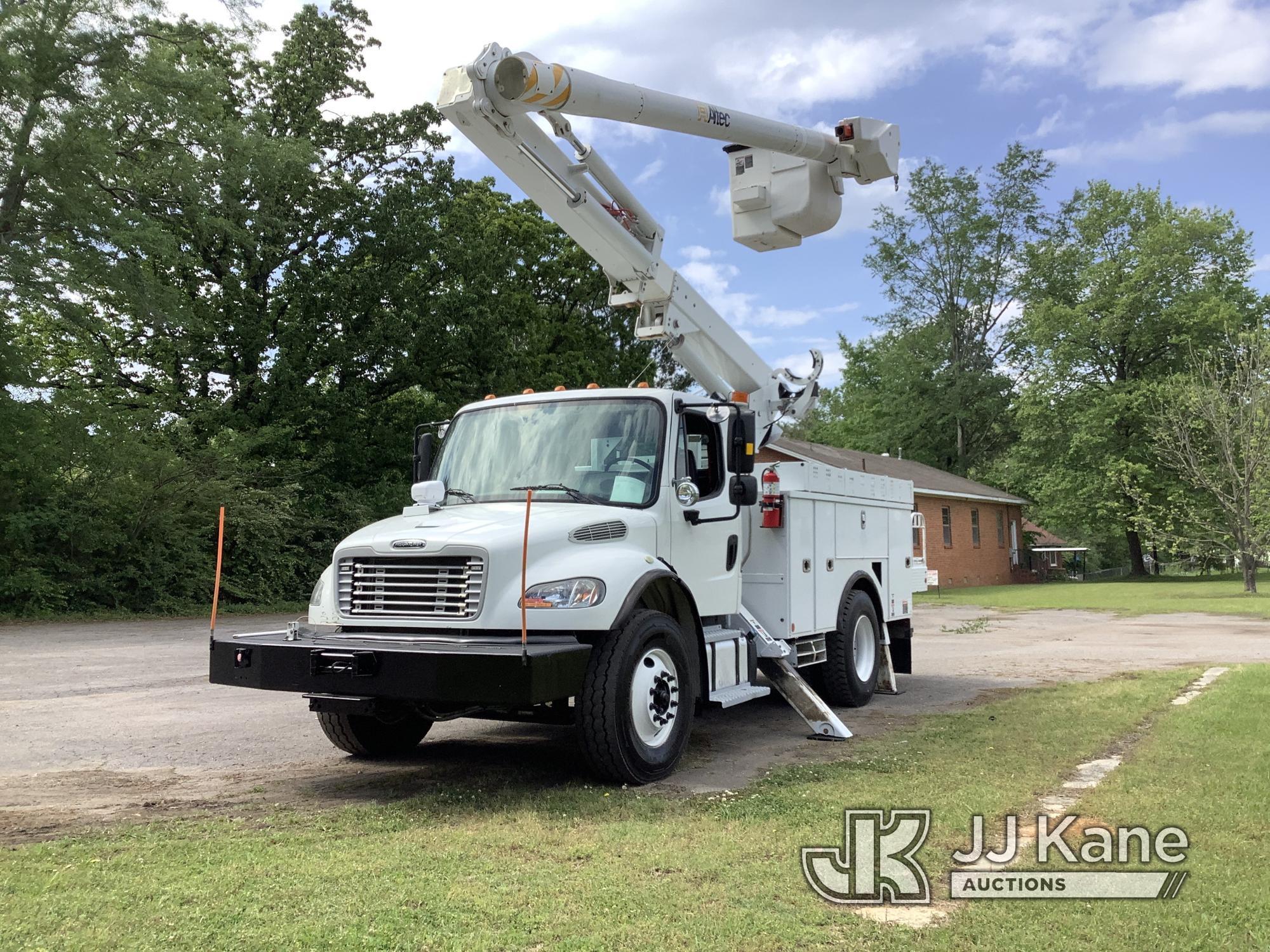 (Graysville, AL) Altec L42M, Over-Center Material Handling Bucket Truck rear mounted on 2017 Freight