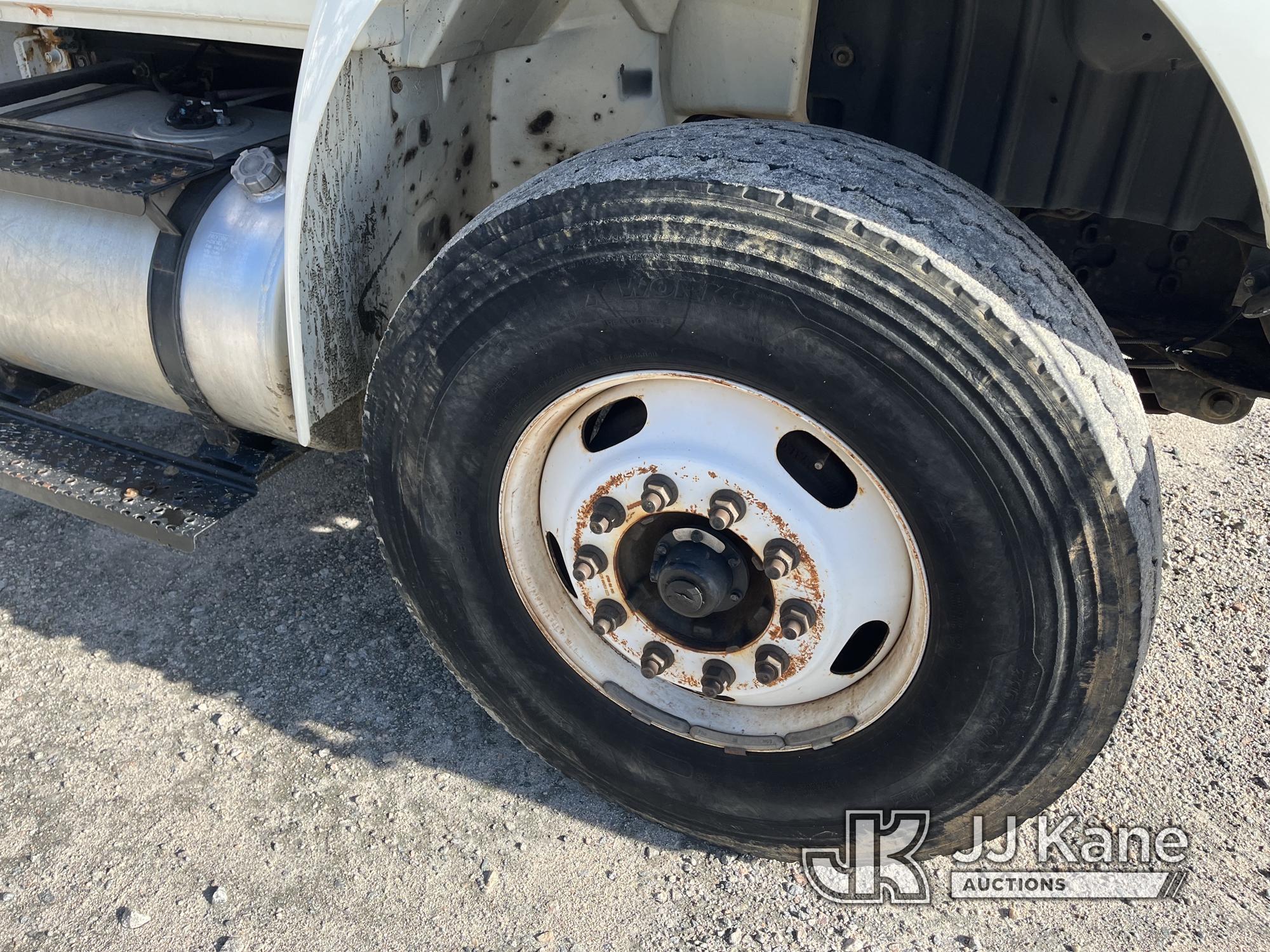 (Chester, VA) Altec AM55, Over-Center Material Handling Bucket Truck rear mounted on 2014 Internatio